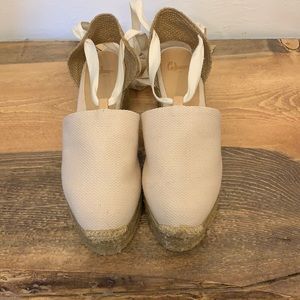 Castaner espadrille wedges. Beautiful neutral beige color size 39, fits 8.5 US.
